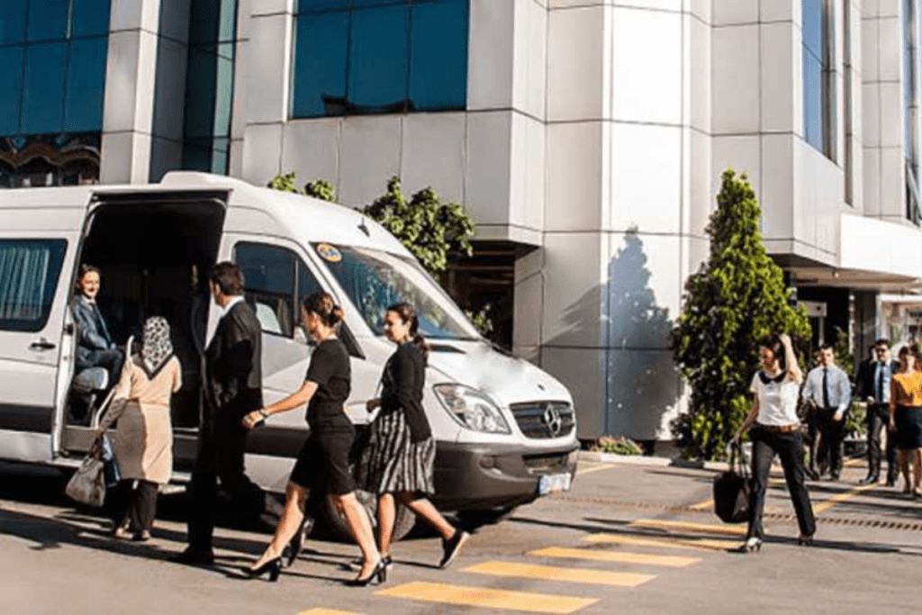 Staff Labor Transport | MS bus rental Dubai